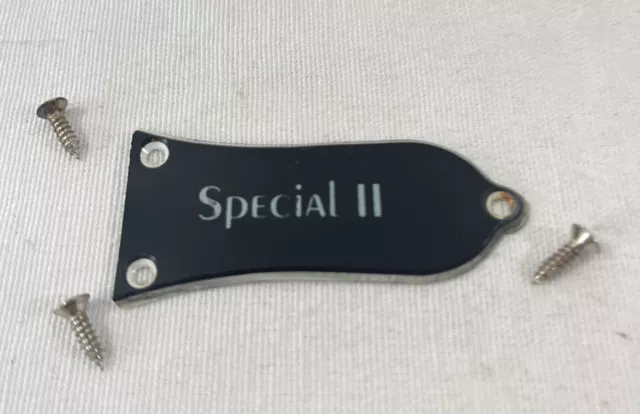 2005 Epiphone Les Paul Special II Truss Rod Cover 2-Ply w/ HW