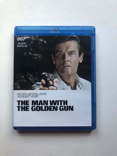 THE MAN WITH The Golden Gun Blu Ray 007 James Bond Roger Moore 1974 $5. ...