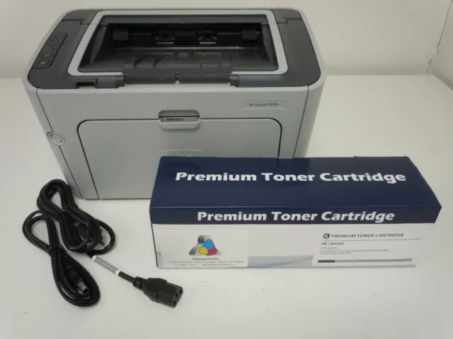 MINT CB413A HP Laserjet P1505n Laser Printer *USB *Network w/New CB436A Toner