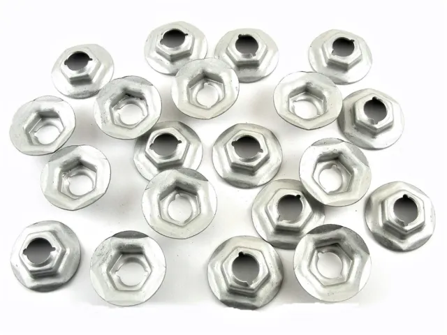 For Jeep Thread Cutting PAL Nuts- Fits 5/16" Studs- 1/2" Hex- 25 nuts- #085