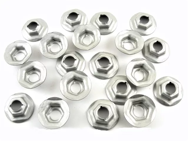 For Jeep Thread Cutting PAL Nuts- Fits 5/16" Studs- 1/2" Hex- 25 nuts- #085