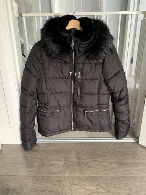 ZARA BLACK SORONA Dupont Insulated Water Resistant Puffer Coat