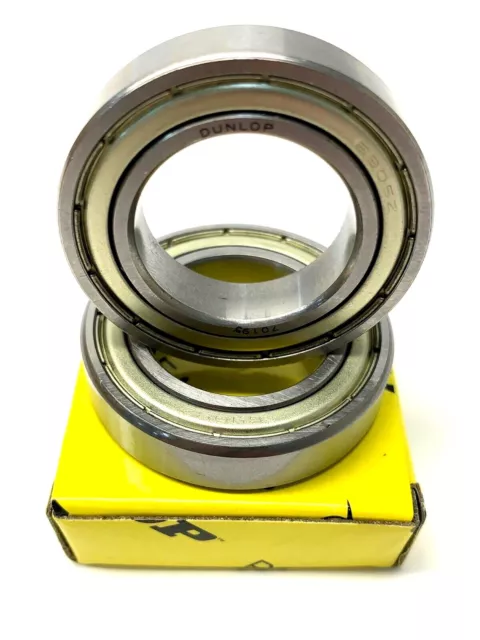 Set of 2 Dunlop 6905ZZ / 61905ZZ 25mm Kart Front Hub Bearings - Rotax x30 Gokart