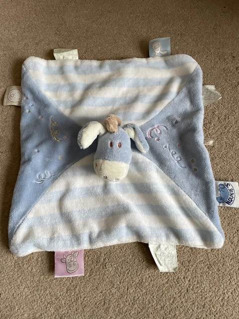 Noukie’s Blue Horse Donkey Comforter Soother Blankie Baby 2006