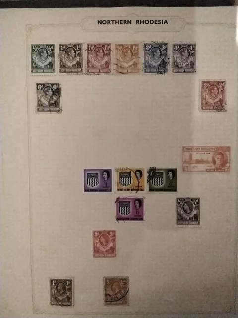 Northern Rhodesia Mint and Used Stamps