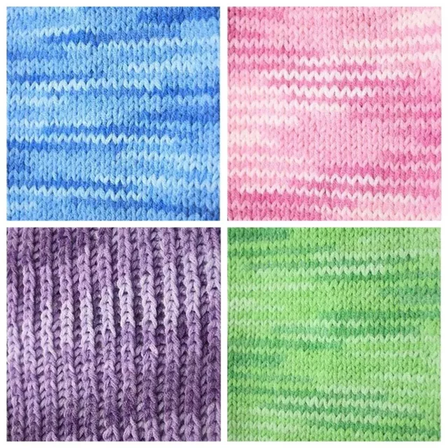 Sale New 8 balls x50gr Soft Cotton Baby Yarn Hand-dyed Wool Socks Scarf Knitting 3