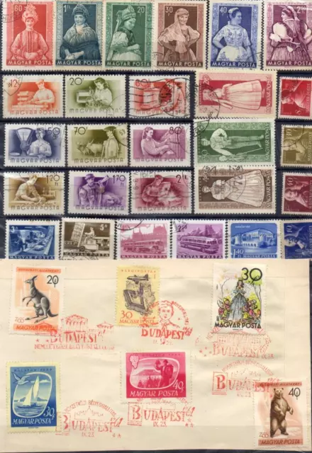 HONGRIE  !  LOT de Lettre et  Timbres anciens depuis 1900 ! NEUFS, Surchargés