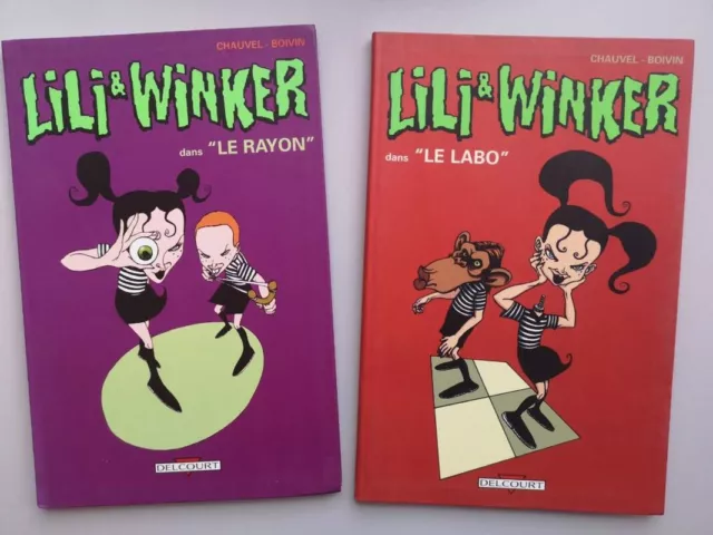 Lot Série/Récit complet Lili & Winker 2 Vol + Ex-libris numéroté/signé EO TTBE