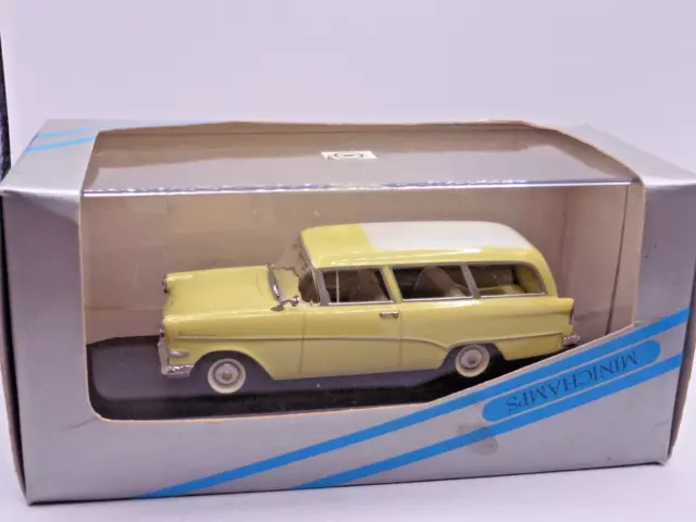 1:43  Minichamps  43210    Opel Rekord P1 Caravan  /  yellow   -   OVP