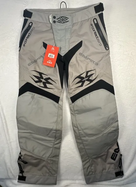 LARGE Empire Contact Zero F5 Paintball Pants Gray Ventilation Max Padding NWT