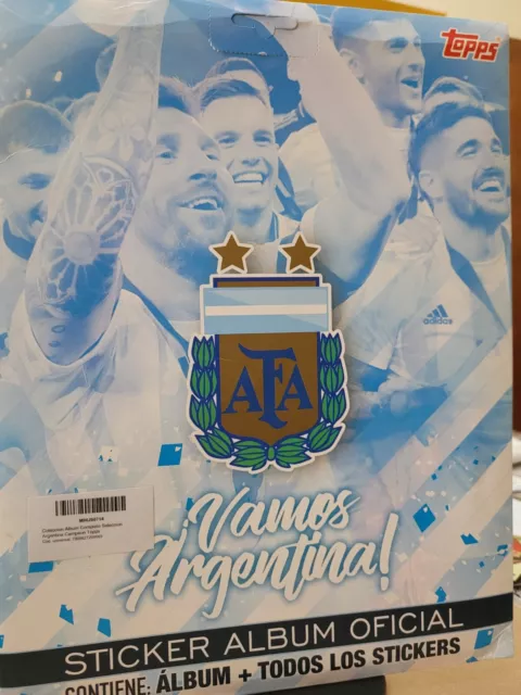 Album topps vamos argentina 2022 conjunto completo 132 pegatinas