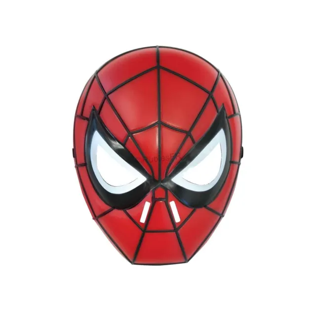 Rubie's Official Spiderman 1/2 Mask Moulded, Child Costume - One Size, Red