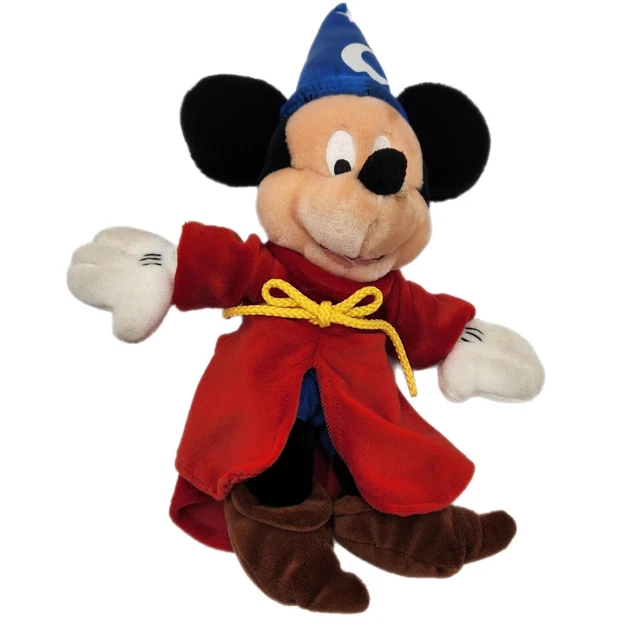 WALT DISNEY WORLD Mickey Mouse 12 Fantasia Sorcerer Wizard Plush walt-disney-world-mickey-mouse-12-fantasia-sorcerer-wizard-plush