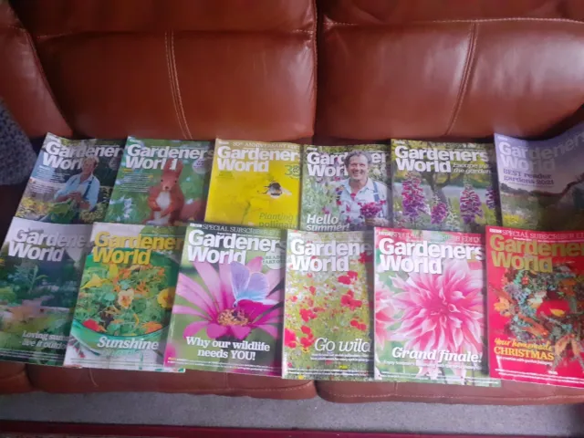 BBC Gardeners' World Magazine 2021, 1 Year Special Subscriber Editions, wv SEEDS