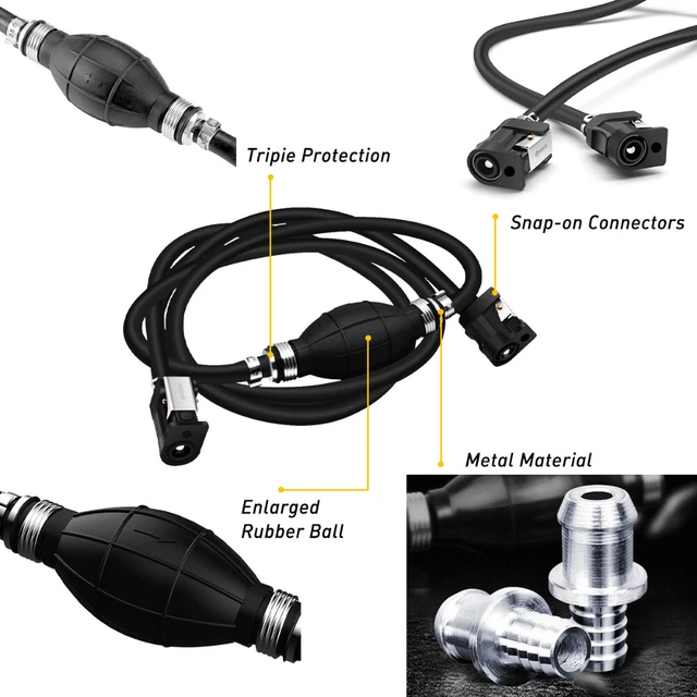 1X Outboard Motor Boat Tank Fuel Gas Hose Line 5/16" For Parkson Mariner Johnson 1X Outboard Motor Boat Tank Fuel Gas Hose Line 5/16" For Parkson Mariner Johnson