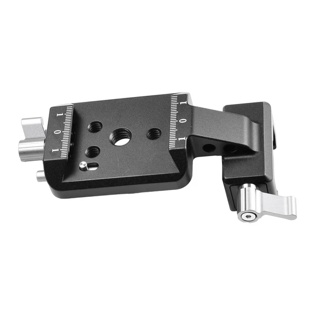 Tilta FX2 Cage, Cage complète pour caméra Compatible avec Sony FX2 avec Rail NATO, récepteur Cold Shoe, filetages 1/4  20 et 3/8  16   Gris Titane TA T88 FCC TG