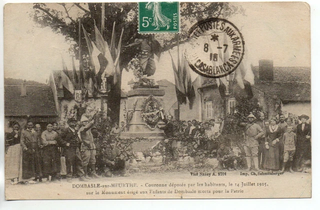 DOMBASLE SUR MEURTHE - Meurthe et Moselle - CPA 54 - le monument aux morts