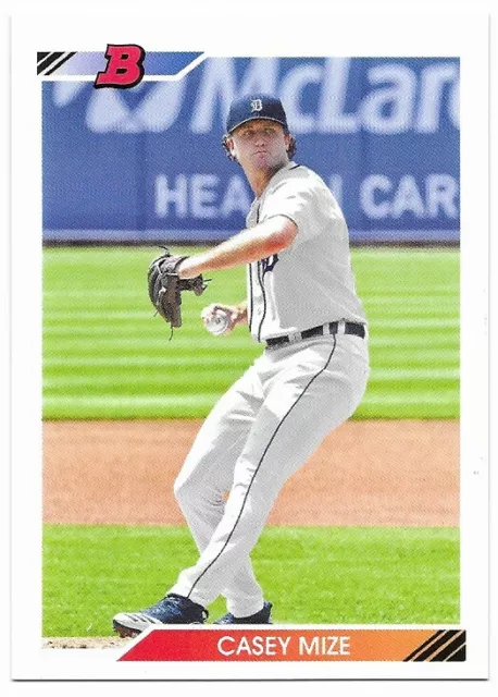 2020 Bowman Heritage Prospect Photo Variation Casey Mize (#BHP-50) Tigers SP