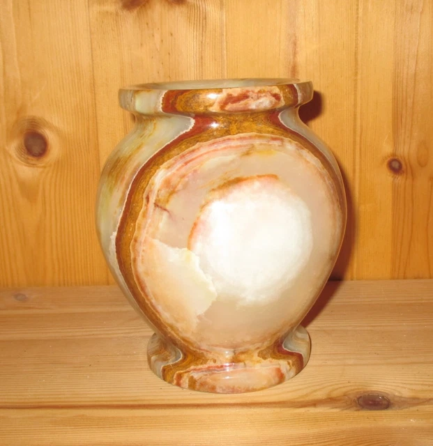 VASE ONYX Marmor Natur Stein aus Brasilien EUR 43,00 PicClick DE
