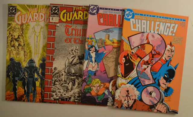 Mixed Lot of 4 #New Guardian 10,11,Challenge 4,6 DC (1989) 1st Print Comics
