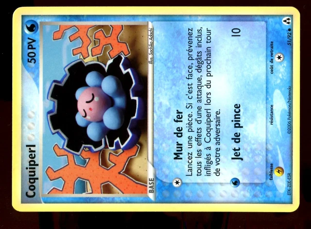 Pokemon Ex Crea Legendes N° 51/92 Coquiperl