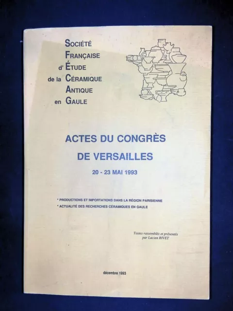 Actes du congrès de Versailles 20 23 mai 1993