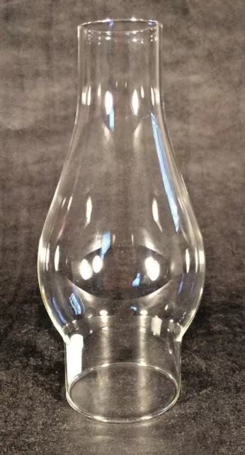 NEW 2 1/2" x 7 1/2"  CLEAR GLASS HURRICANE OIL LAMP LANTERN CHIMNEY SHADE CH920