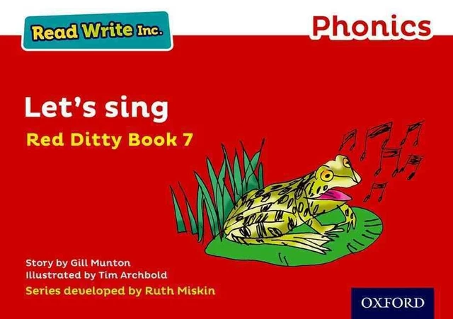 READ WRITE INC. Phonics: Let's Sing (Red Ditty Book 7) - Free Tracked ...