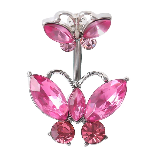 Baumelnde Bauchringe Schmuck Mit Geometrischen Piercings Hantel