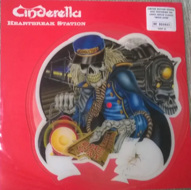 Cinderella - Heartbreak Station Ltd Edition Shaped Numbered Picture Disc Single