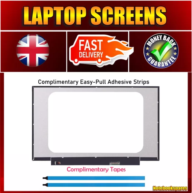 Boe Nv140Fhm-N4V V8.0 14" Led Fhd Ips Matt Laptop-Bildschirm Mit Klebestreifen
