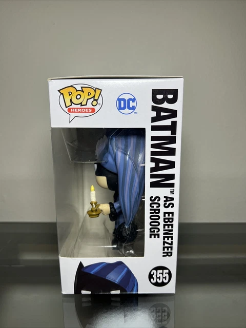 Funko Pop! DC Heroes: DC Holiday - Batman as Scrooge #355 with Pop! Protector 2