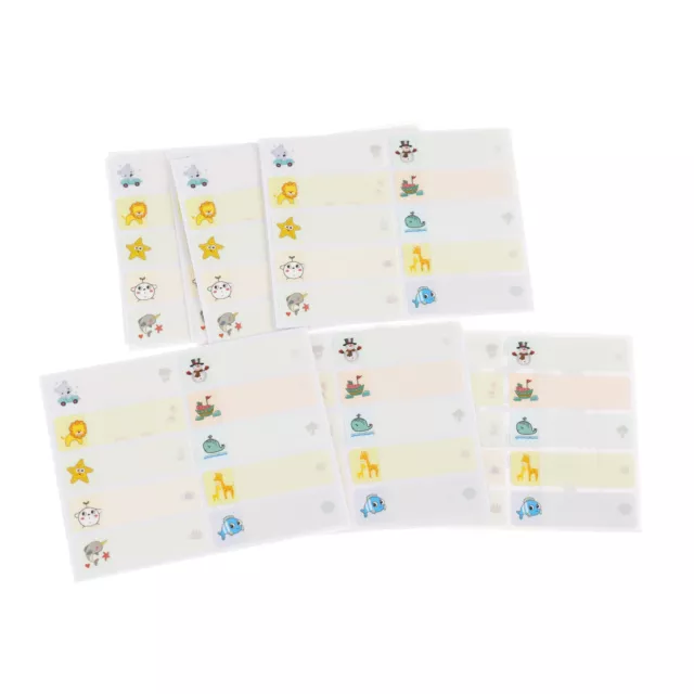 200PCS Waterproof Baby Bottle Labels Name Tags for Daycare School Name Labels