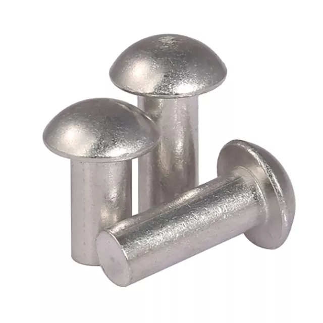 Aluminum Domed Head Solid Rivets Pan Button Head Rivet M3 M4 M5 M6