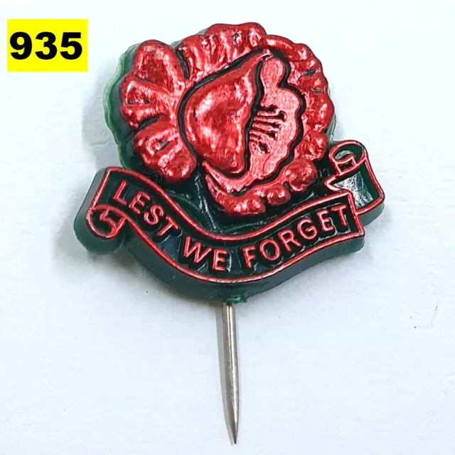 Vintage Lest We Forget Pin