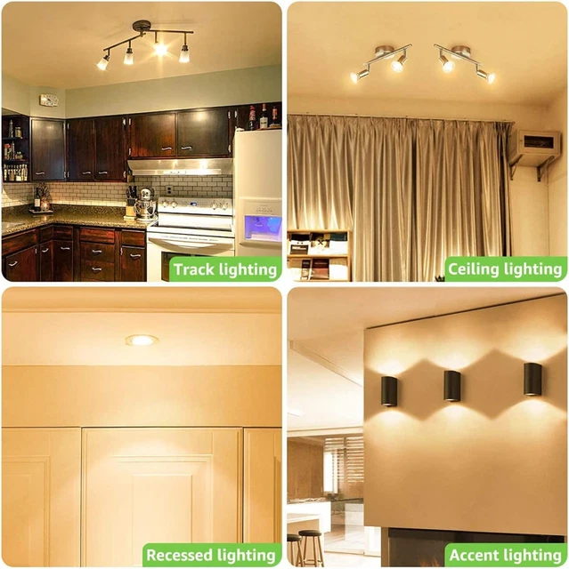Lepro GU10 LED Glühbirnen, warmweiß 2700K Licht 4W 345lm Energie... 3