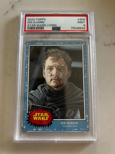 2023 Topps Star Wars Living Set DIN DJARIN #400 The Mandalorian PSA 9 MINT