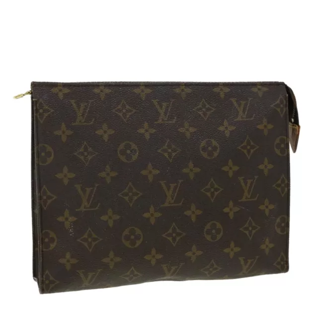 LOUIS VUITTON Monogram Poche Toilette 26 Pouch M47542 LV Auth jk2694