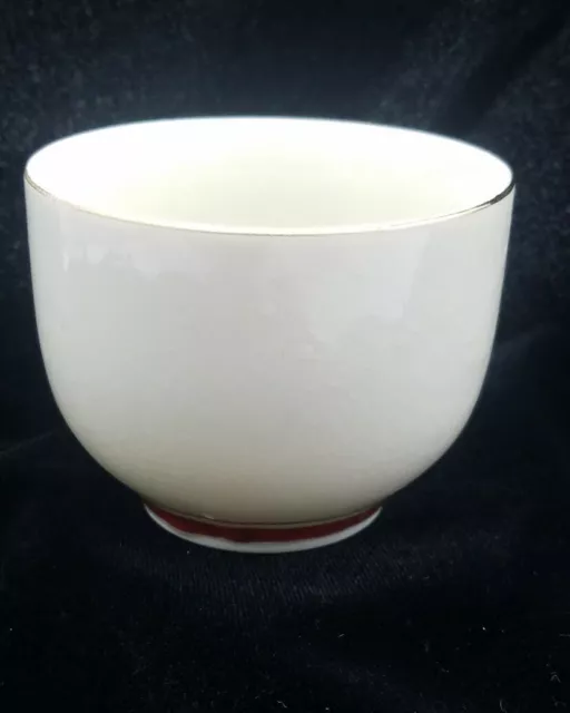 Japanese Ceramic Teacup Kutani ware Yunomi Vtg Pottery Sencha Beige with defects 3