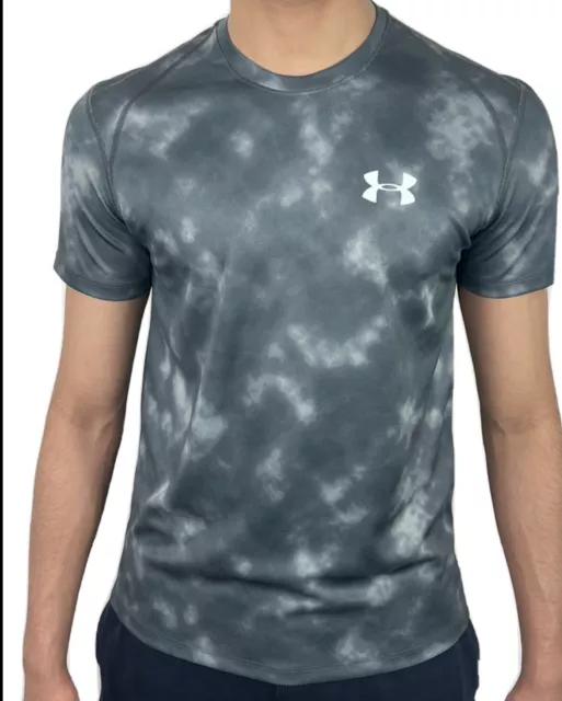 Under Armour Mens T-Shirt Short Sleeve UA Gym Fitness HeatGear Crew Running New 2
