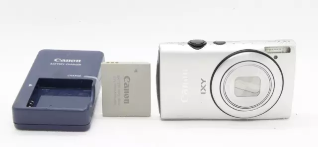 Canon IXY 600F PowerShot Compact Digital Camera Silver 12.1MP 8x Optical Zoom
