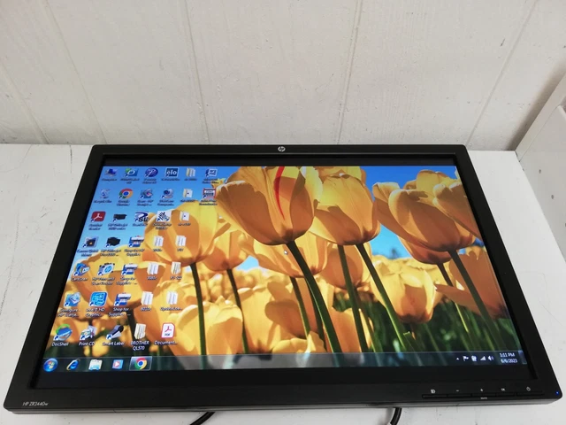 HP ZR2440w 24" IPS 1920 x 1200 LCD Monitor HDMI DP DVI No Stand/Cables