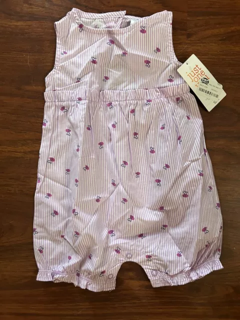 Carters Child Of Mine Baby Girls One Piece Summer Outfit  Purple 12 Months B42