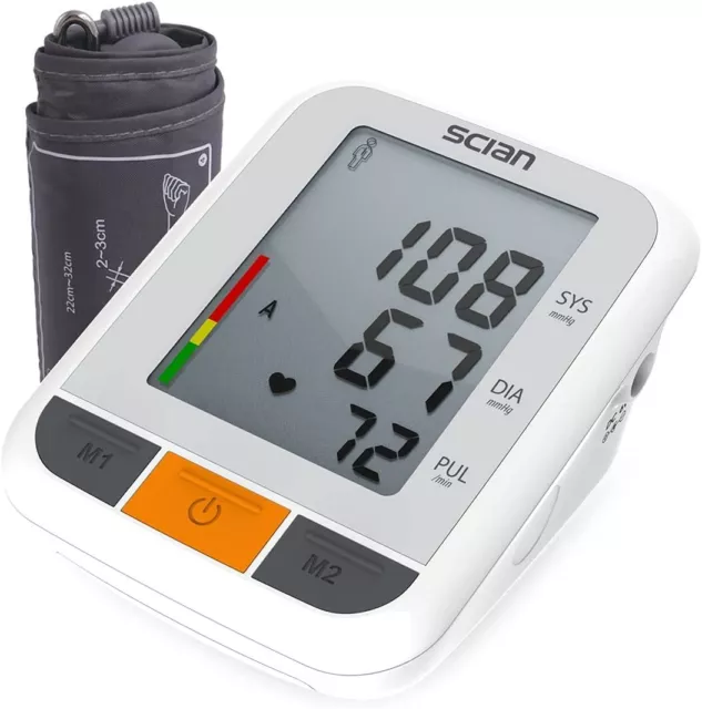 SCIAN Blood Pressure Monitor Automatic Upper Arm Digital BP Cuff Pulse Machine
