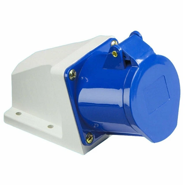 220V 250V 16A 3 broches Ip44 prise de raccordement électrique à montage flush