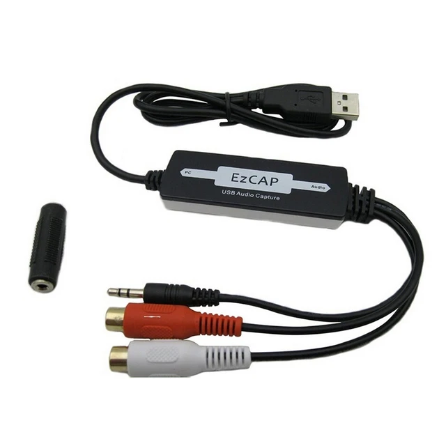 USB Audio Capture 1 Ensemble Cassette Bandes MP3 Convertisseur USB 2.0 Interface