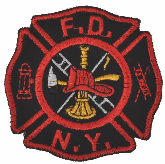 Aufnäher Patch Feuerwehr "F.D.N.Y. Emblem" Geschenk NEU