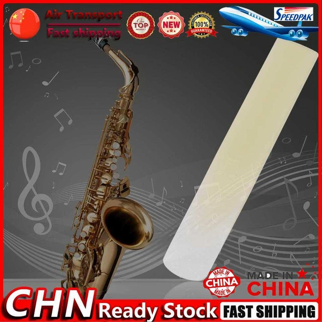 Resin Plastic Sax Saxophone Reed Woodwind Instrument Parts (Soprano Yellow) Fr