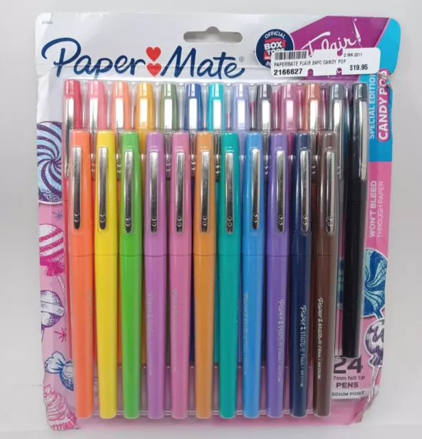 Lelix Felt Tip Pens, 15 Colors, 0.7mm Medium Point Felt Pens, Felt