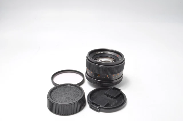 Contax Carl zeiss Planar T 50mm F/1.4 Aej Mf Prime Objektiv C/Y Aus Japan [ EXC